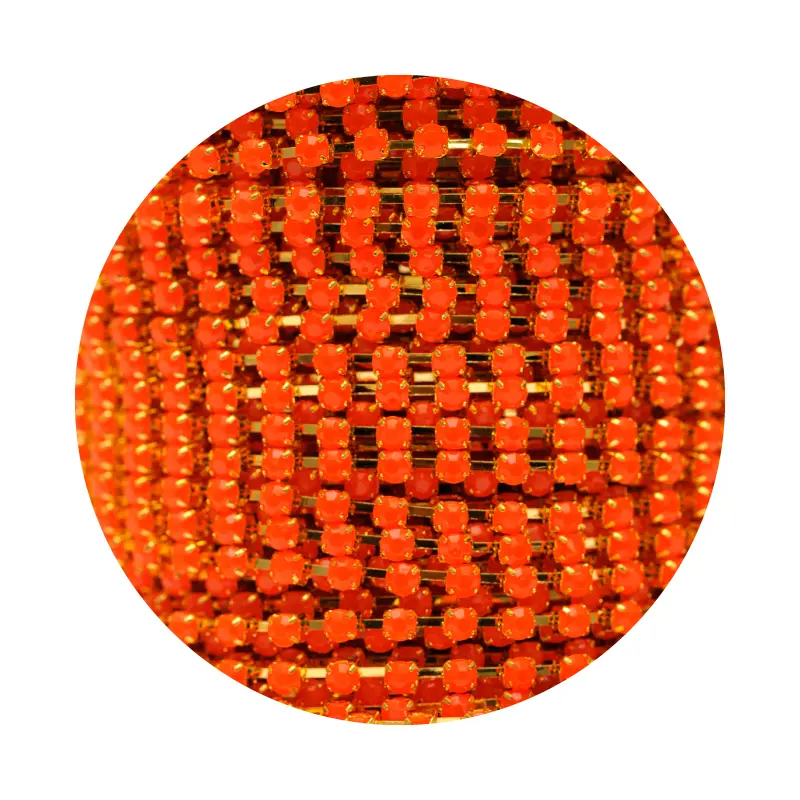 28238-Cadena-strass-#4-naranja-2.5mm-Gilt-2.webp