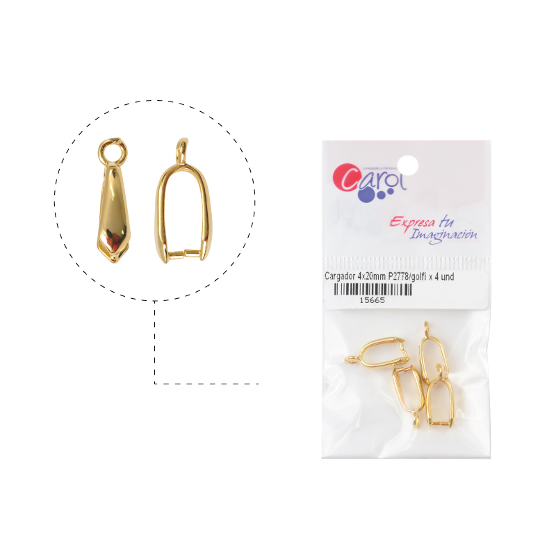 Cargador 4x20mm P2778/rodio x 4 und