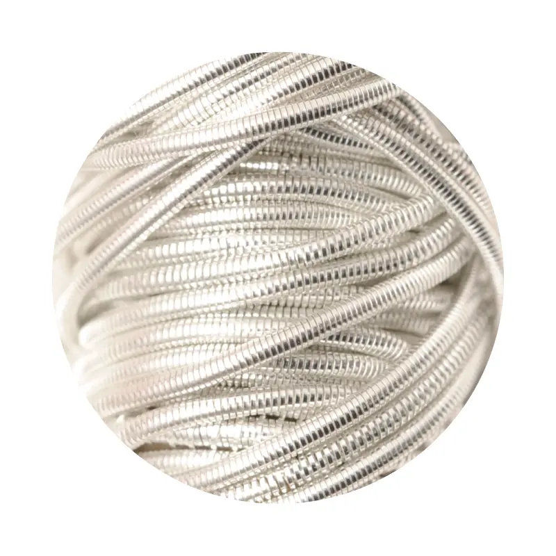 Alambre bullion - french wire 0.7mm silver x 5g