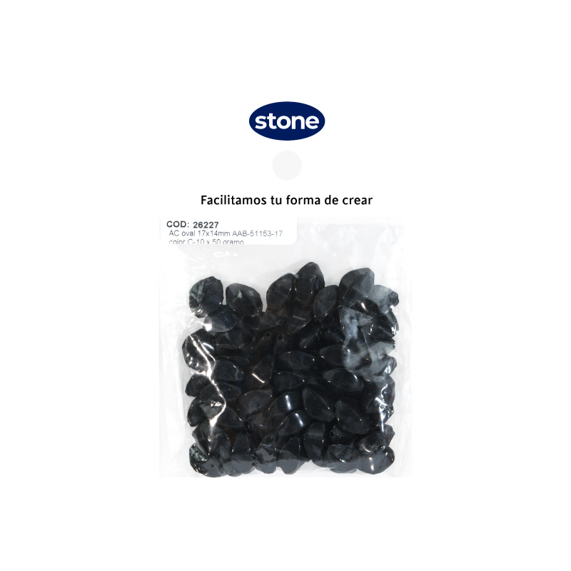 Acrilico oval 17x14mm AAB-51153-17 color C-10 x 50 gramo