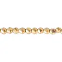 Murano redondo facetado 2mm dorado envejecido x 188 unds