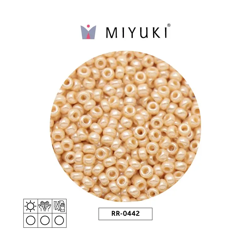 Mostacilla Miyuki rocalla 11/0 RR0442 Opaque Beige Luster x 250g 