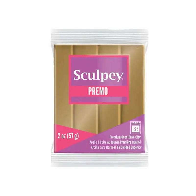 Arcilla polimérica Sculpey Premo Antique Gold x 2 onzas (57g)