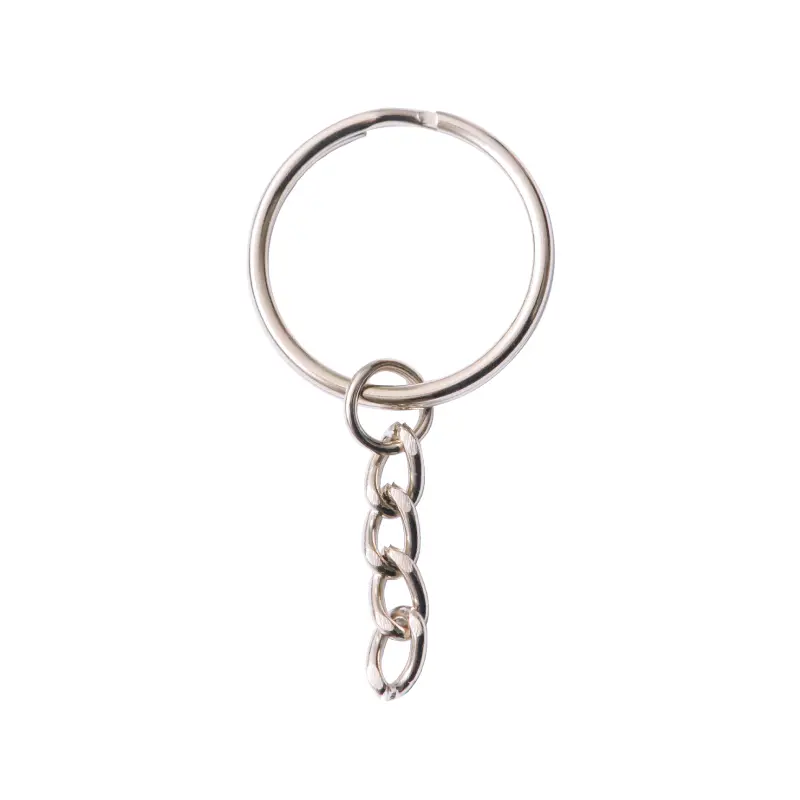 Argolla llavero 25mm con cadena NQ x und