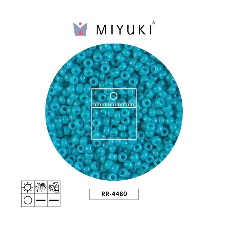 Mostacilla Miyuki rocalla 8/0 RR4480 underwater azul x 25g