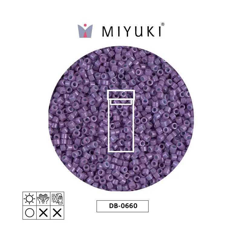 Miyuki delica 11/0 DB0660 opaque lavender x 3g