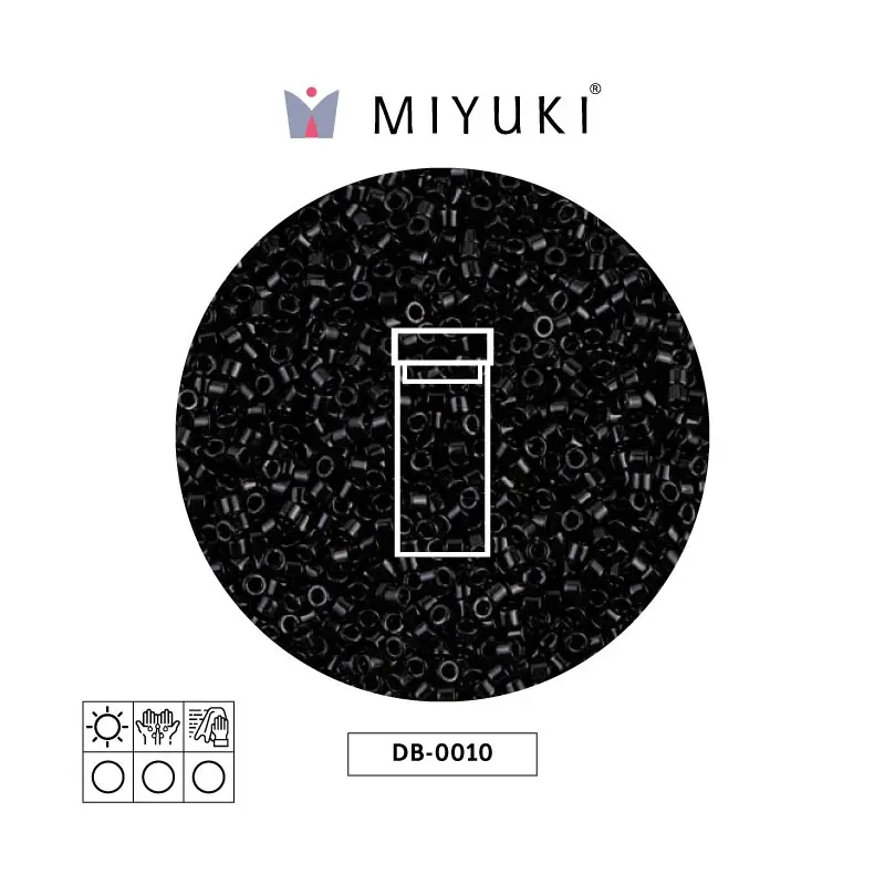 Miyuki delica 11/0 DB0010 black x 3g