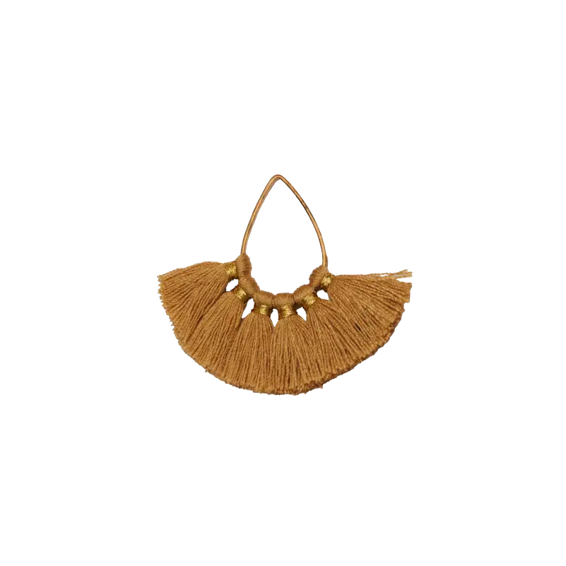 Borla 1.5cm gota 14x22mm camel Q1-12 x und