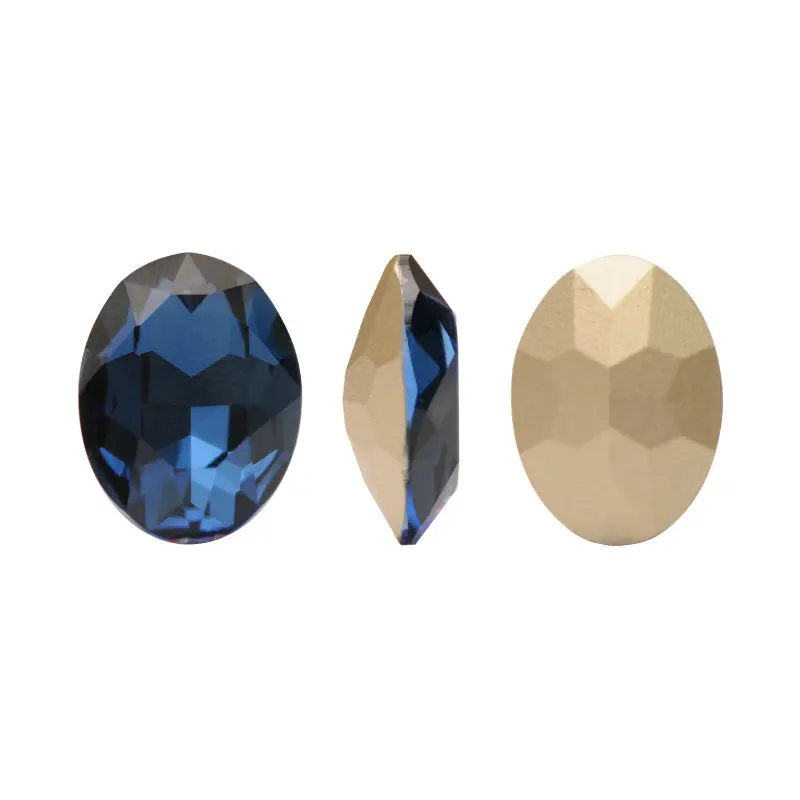 4120CH oval 13x18mm T207 montana x Unidad