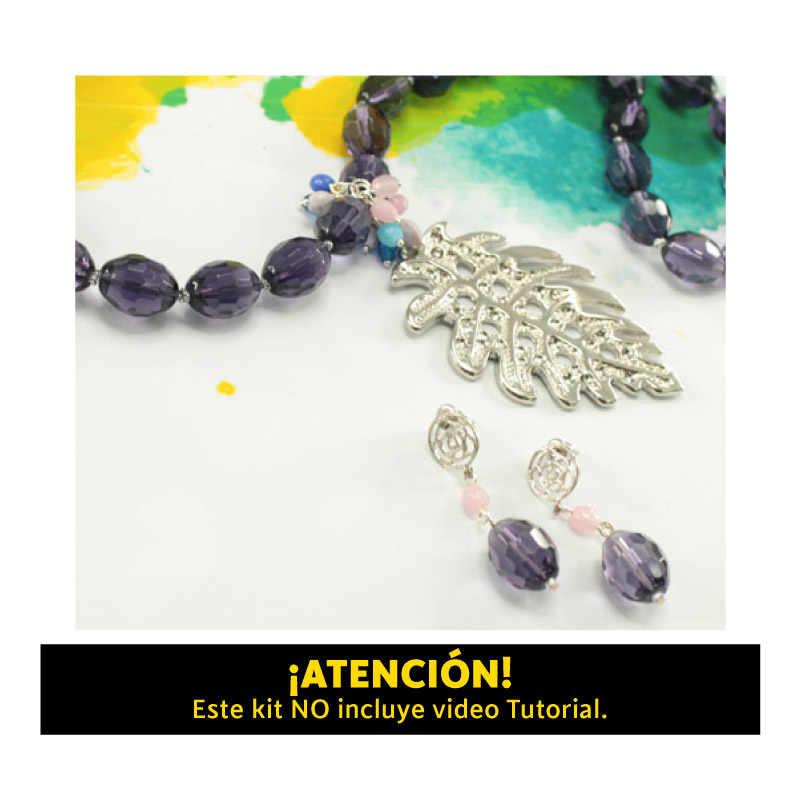 Kit collar murano hojarota