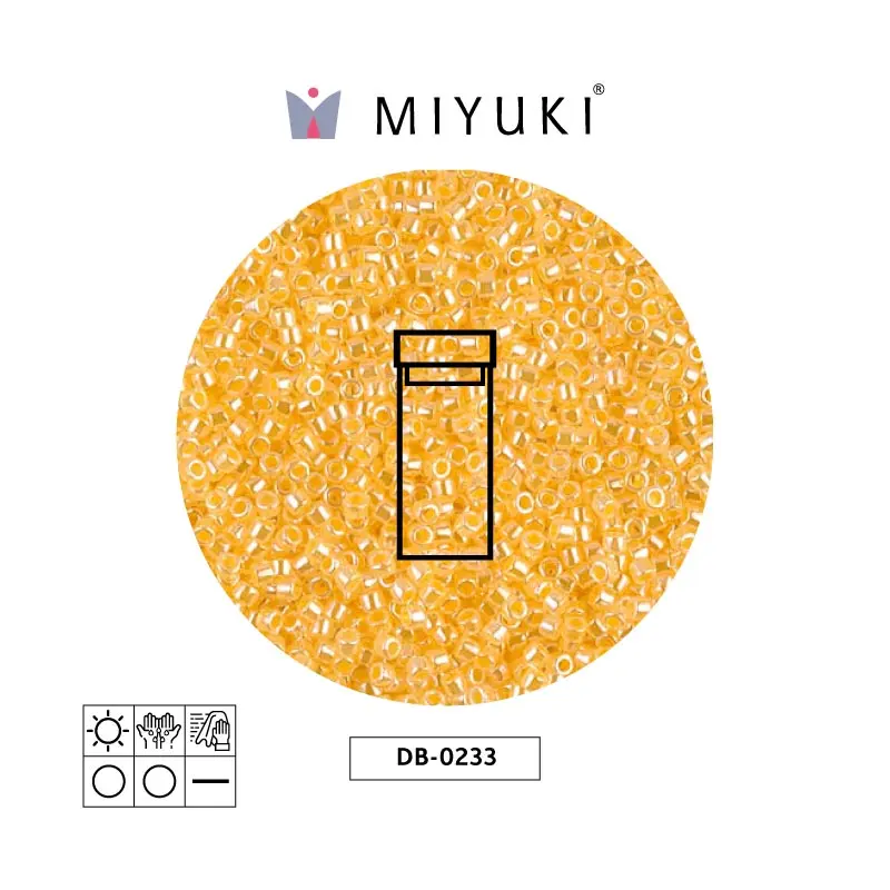 Miyuki delica 11/0 DB0233 light daffodil ceylon x 3g