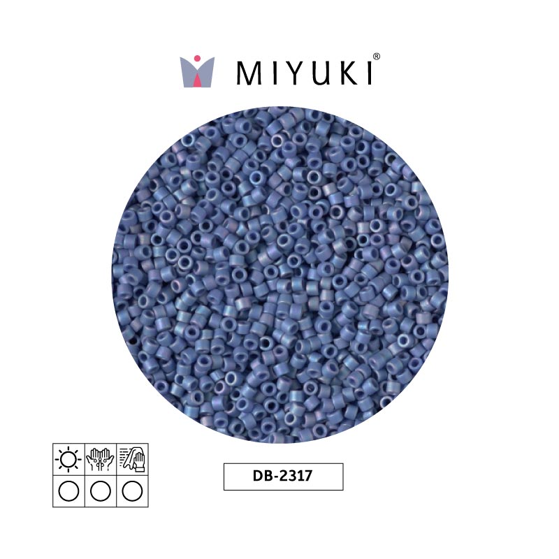 Miyuki delica 11/0 DB2317 matte gla bayberry AB x 50gr