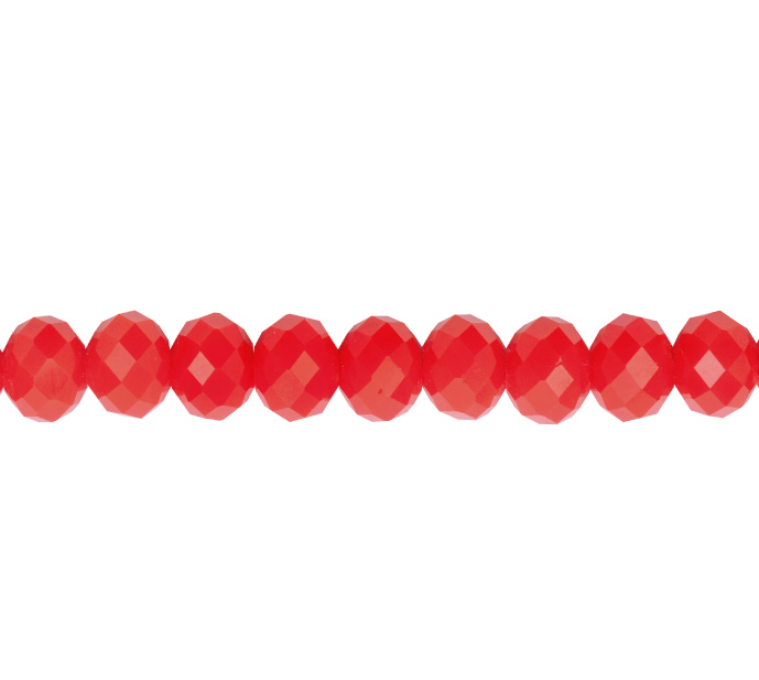 Murano rondela facetada 3mm salmon mate 79AB x aprox 110unds