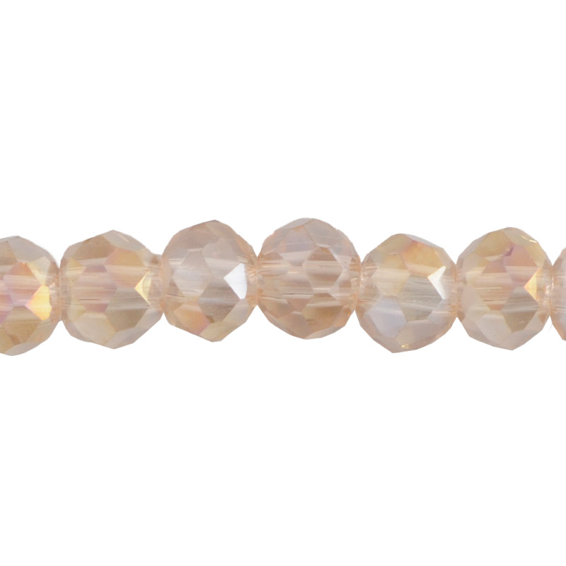 Murano rondela facetada 3mm golden shadow 33AB x 125unds