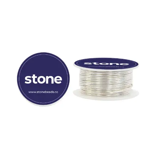[30169] Hilo silver stone N.18 1.02mm x 4 metros