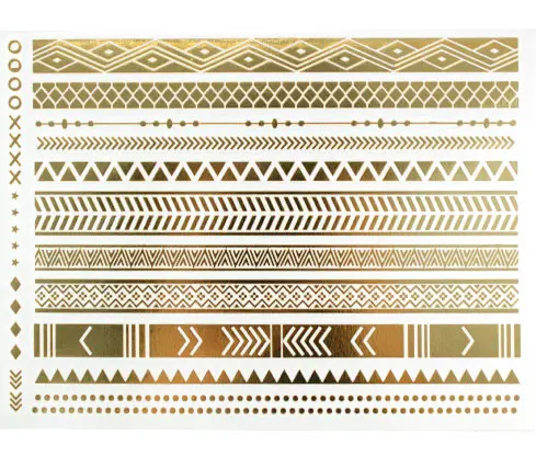 [06456] Metal tattoo sticker x und