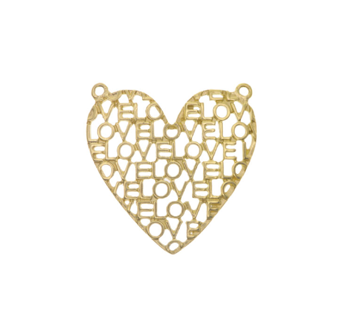 Herraje corazon love 51x53mm/GP x und