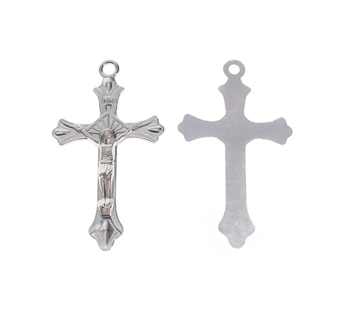 Cruz Cristo 01 43x23mm/NQ x 10unds