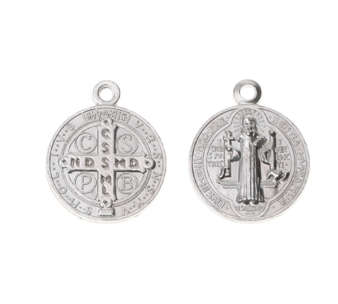 Medalla san benito 15mm 432/NQ x 10unds