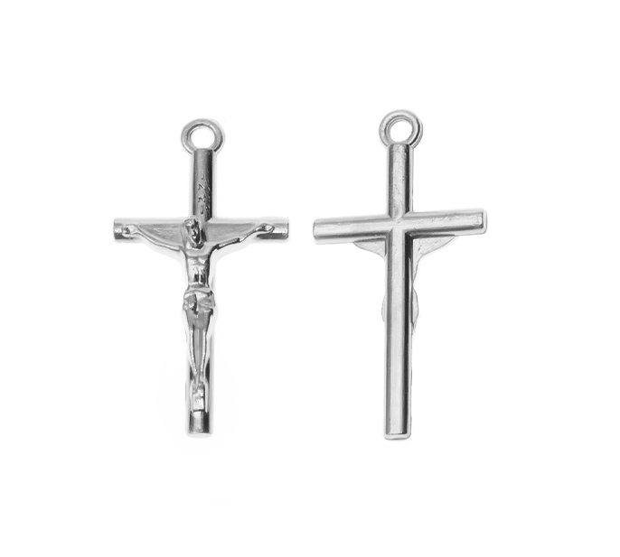 Cruz cristo 213 27x14mm/NQ x 10unds