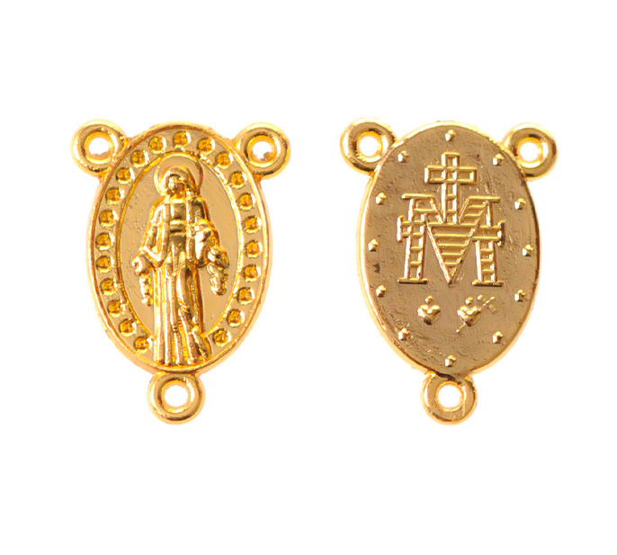 Crucero virgen milagrosa 796 18x12mm/golfi x und