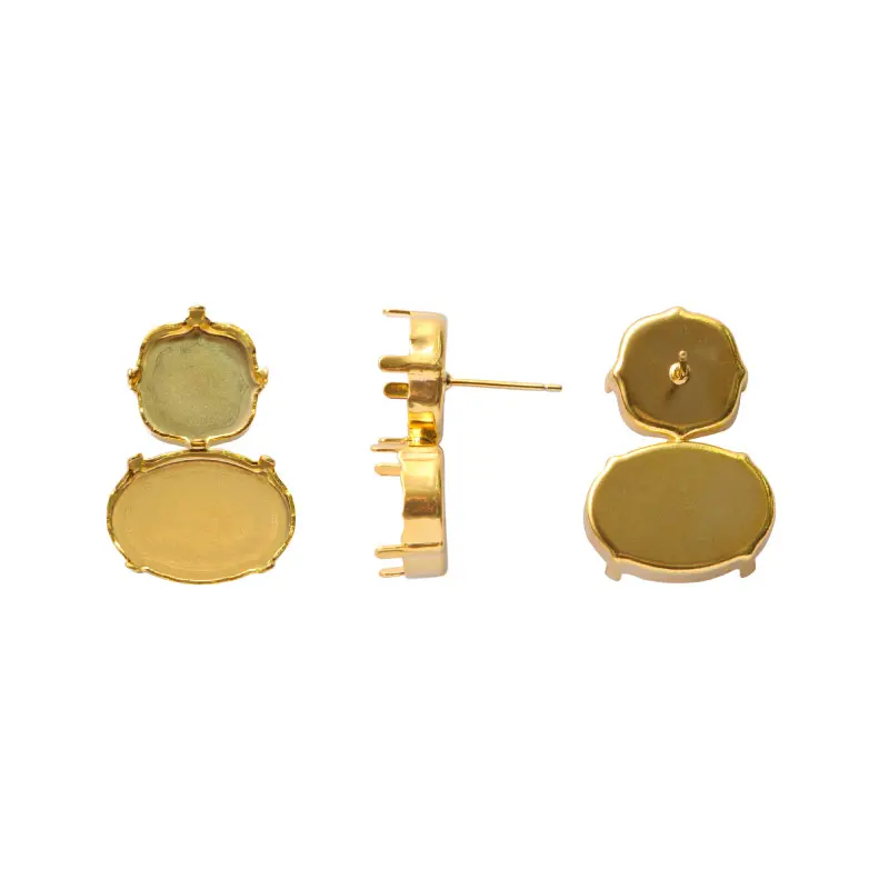 4470CH + 4120CH Setting arete 12mm y 18x 13mm/ Golfi topo x par 