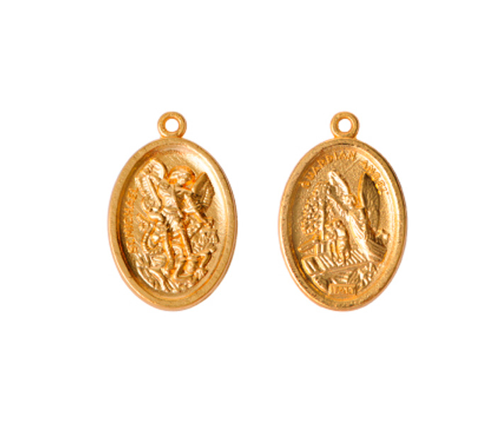 Medalla arcangel 391-2 16x25mm/rodio x und