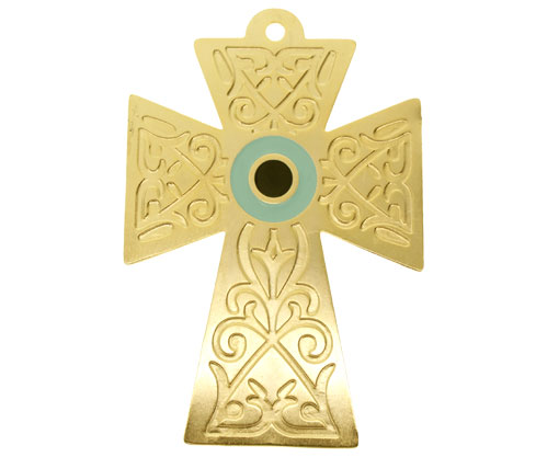 Dije cruz arabesco ref 1993 92x64mm/rodio x und