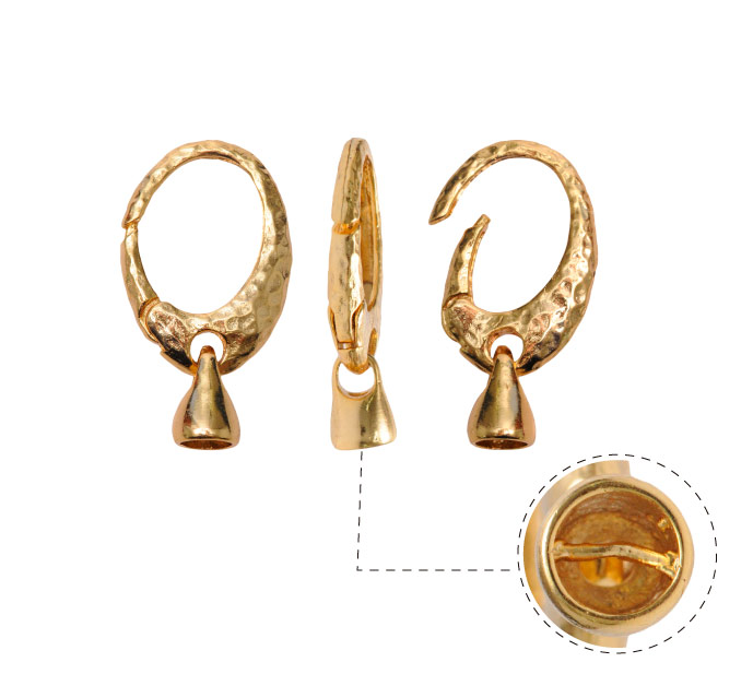 Broche 31x42.5mm P3240/rodio x und