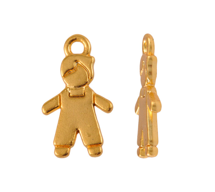 Dije nino 17x10mm AAJ-04478/rodio x und