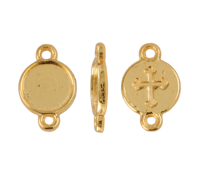 Herraje link redondo 10mm A-8202/rodio x und