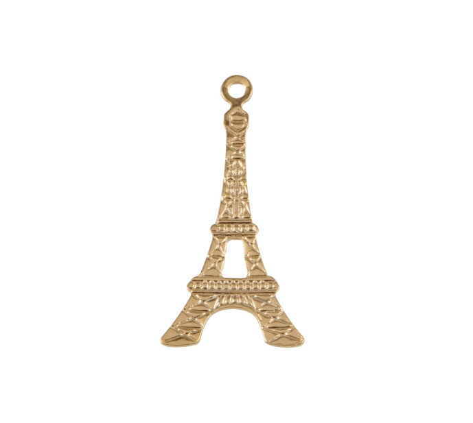 Dije torre eiffel 23x11mm/rodio x und