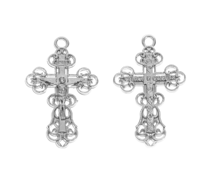 Cruz cristo ortodoxa 206 30x17mm/NQ x und
