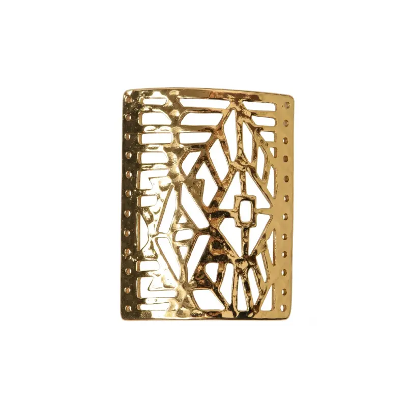 Placa Mishky Mali 3x4cm dorada