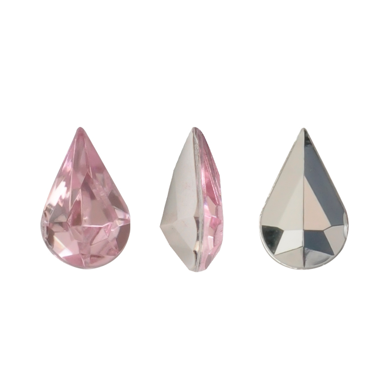 Acrilico K1017 gota con cono 5x8mm vintage rose 22 x und