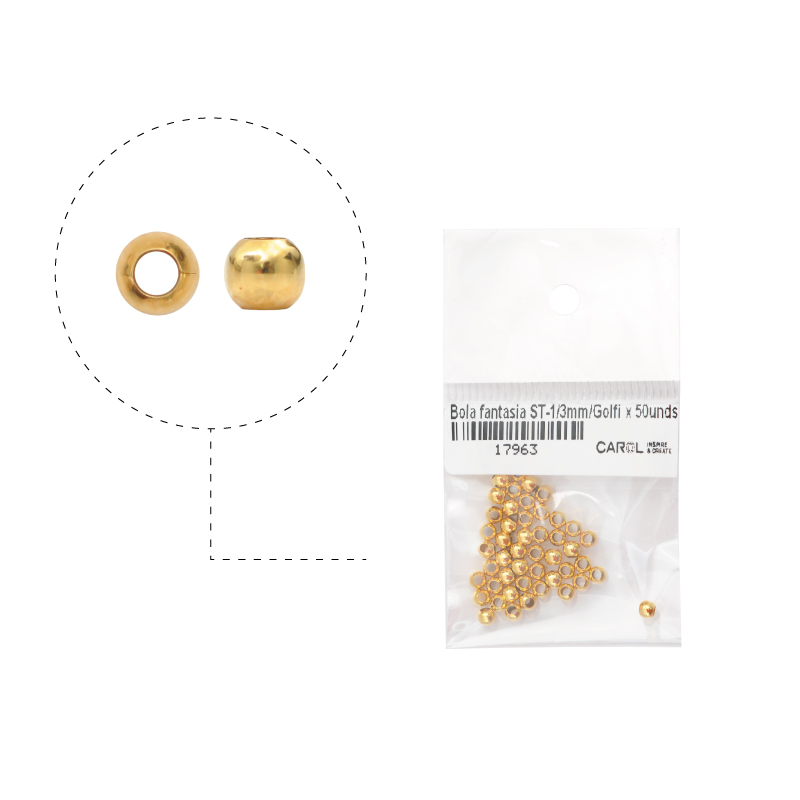 Bola rodio ST-1/3mm x 50unds