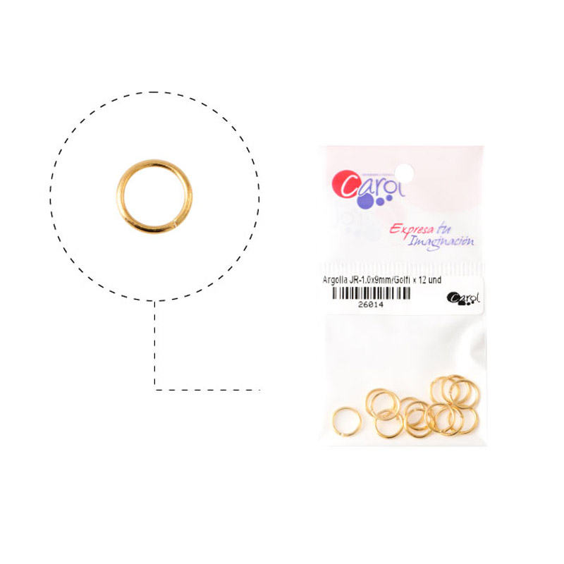 Argolla JR-1.0x9mm/rodio x 12 und