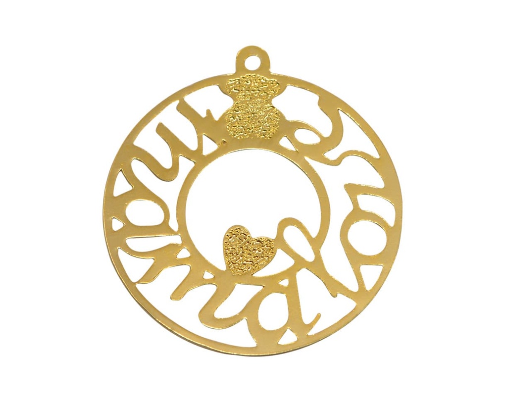 Dije mama love ref 3745 33x30mm/rodio x und