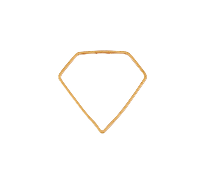 Marco diamante R204 14x16mm/rodio x und