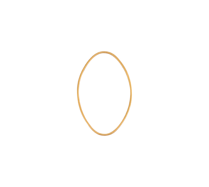 Marco oval 15x30mm/rodio x und