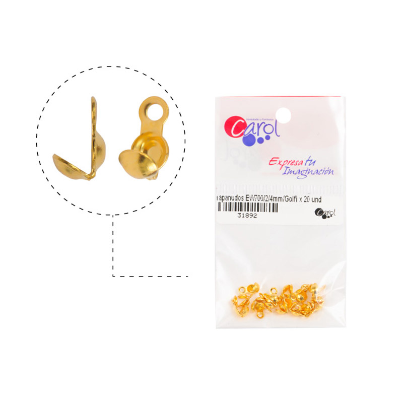 Tapanudos EW700/2/4mm/rodio x 20 und