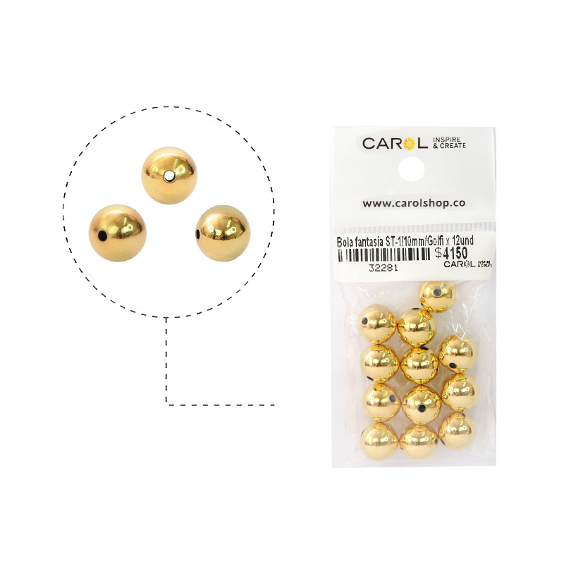 Bola rodio ST-1/10mm x 12und