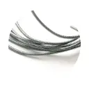 Alambre hard bullion - rebordeador gris x 5g