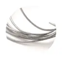 Alambre hard bullion - rebordeador gris x 5g