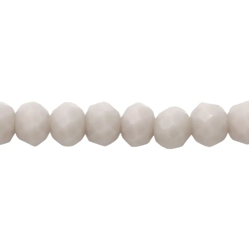 Murano rondela facetada 3mm gray mat 71-1AB x 127und