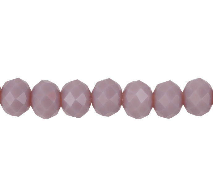 Murano rondela facetada 6mm lile 96 x 82unds