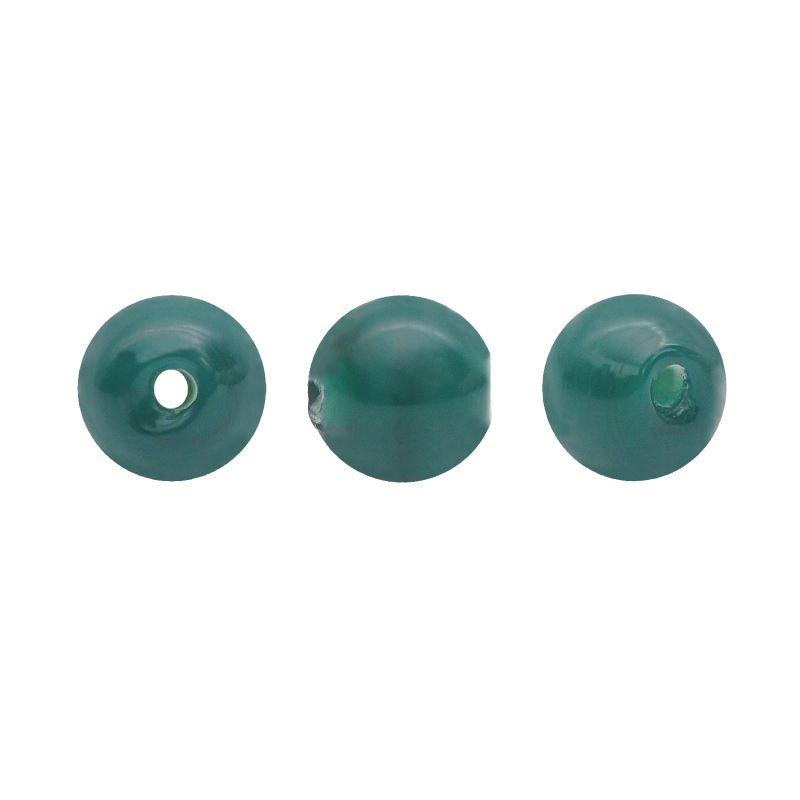 Vidrio hindú redondo 6mm verde 044 x und