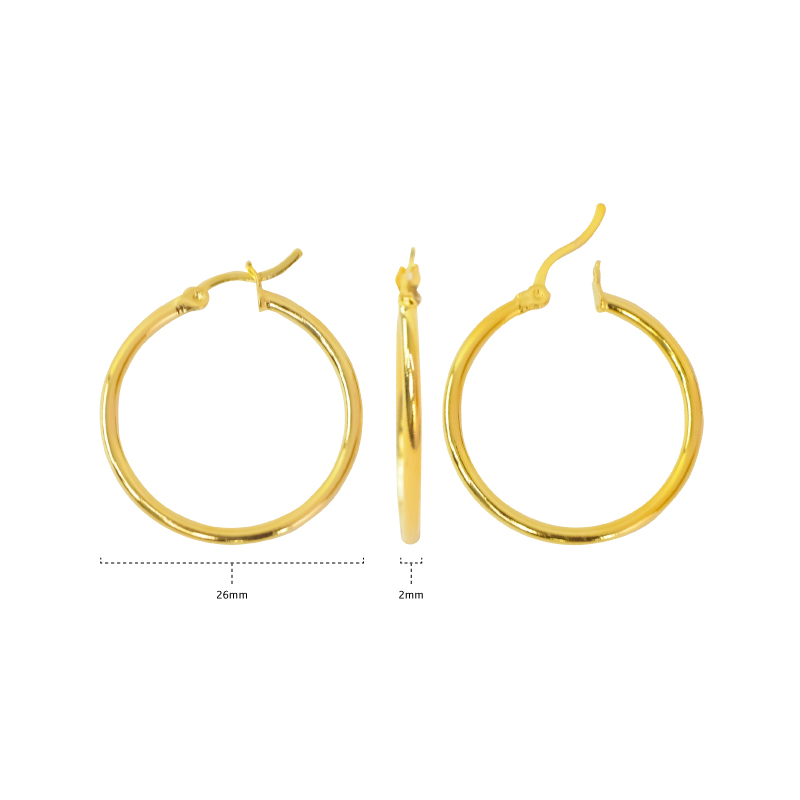 Candonga CNVC003 rodio x par 2x26 mm