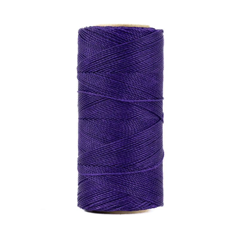 Cordon encerado linhasita 1mm 332 morado x 168m