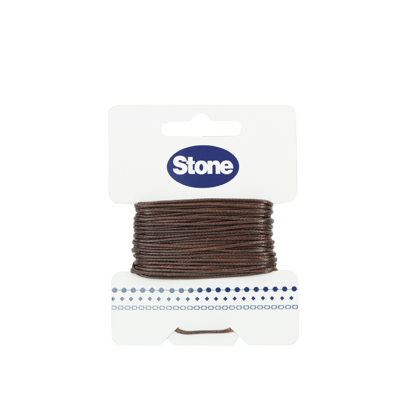 Cordon vibora 1mm 112 cafe x 8m